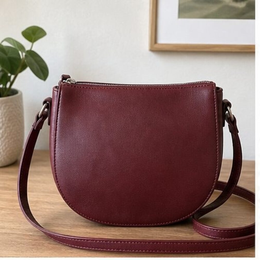 Merlot Faux Leather Bag